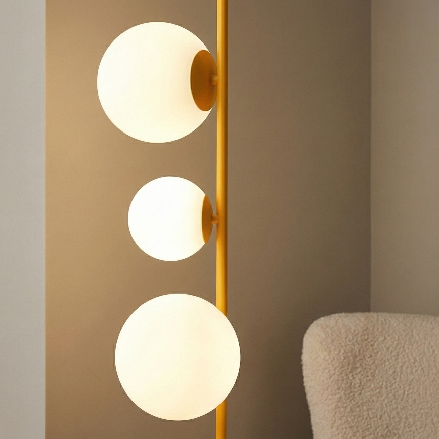 Golvlampa ETNO 4xG9/8W/230V orange