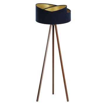 Golvlampa GALAXY 1xE27/60W/230V blå/wenge