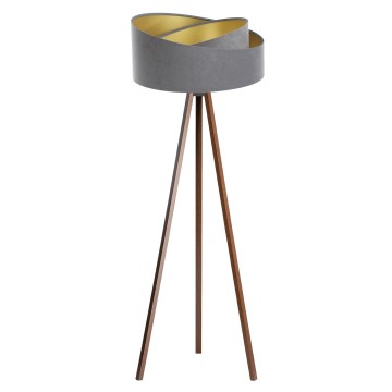 Golvlampa GALAXY 1xE27/60W/230V grå/wenge