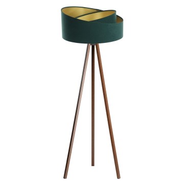 Golvlampa GALAXY 1xE27/60W/230V grön/wenge