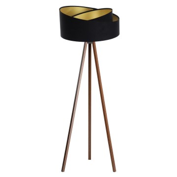 Golvlampa GALAXY 1xE27/60W/230V svart/wenge