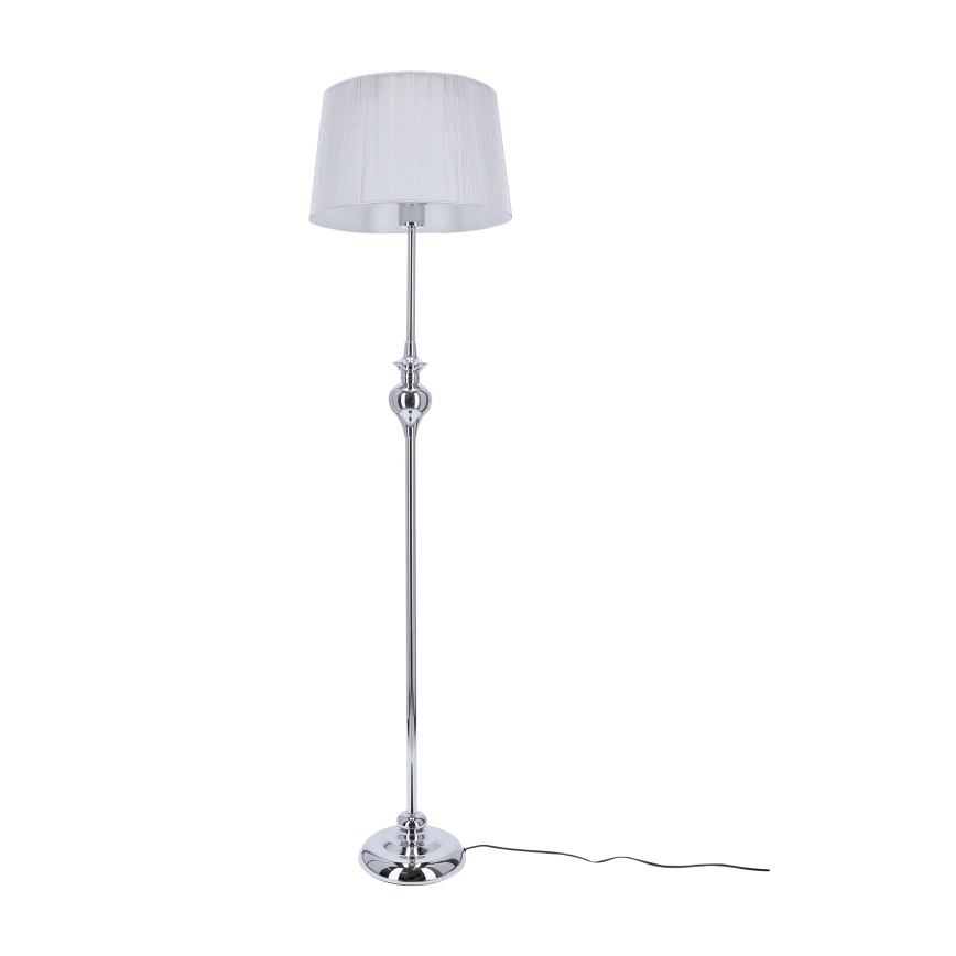 Golvlampa GILLENIA 1xE27/60W/230V silver