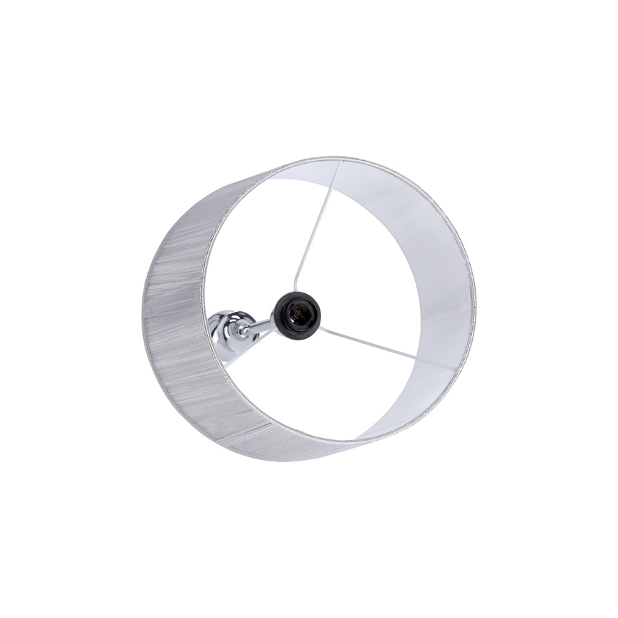 Golvlampa GILLENIA 1xE27/60W/230V silver