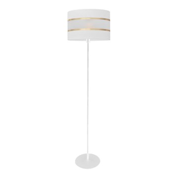 Golvlampa HELEN 1xE27/15W/230V vit/gyllene