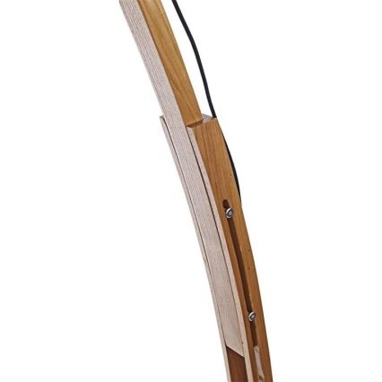 Golvlampa i massivt askträ 1xE27/60W/230V