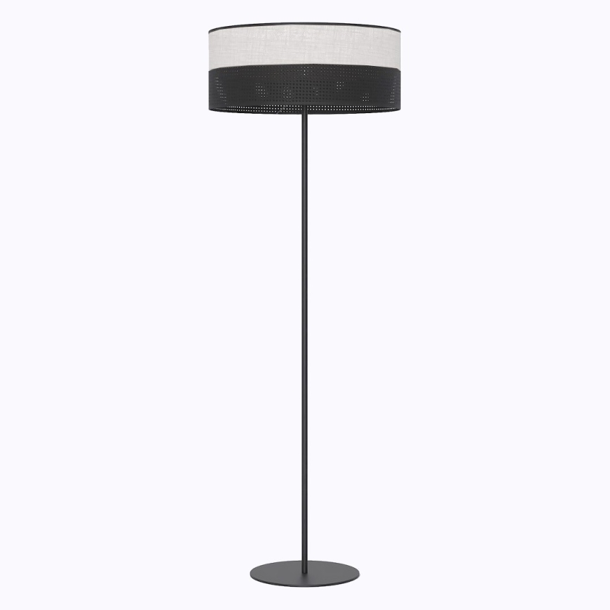 Golvlampa KARBON 1xE27/15W/230V svart/grå