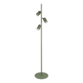 Golvlampa KARBON 3xGU10/10W/230V grön