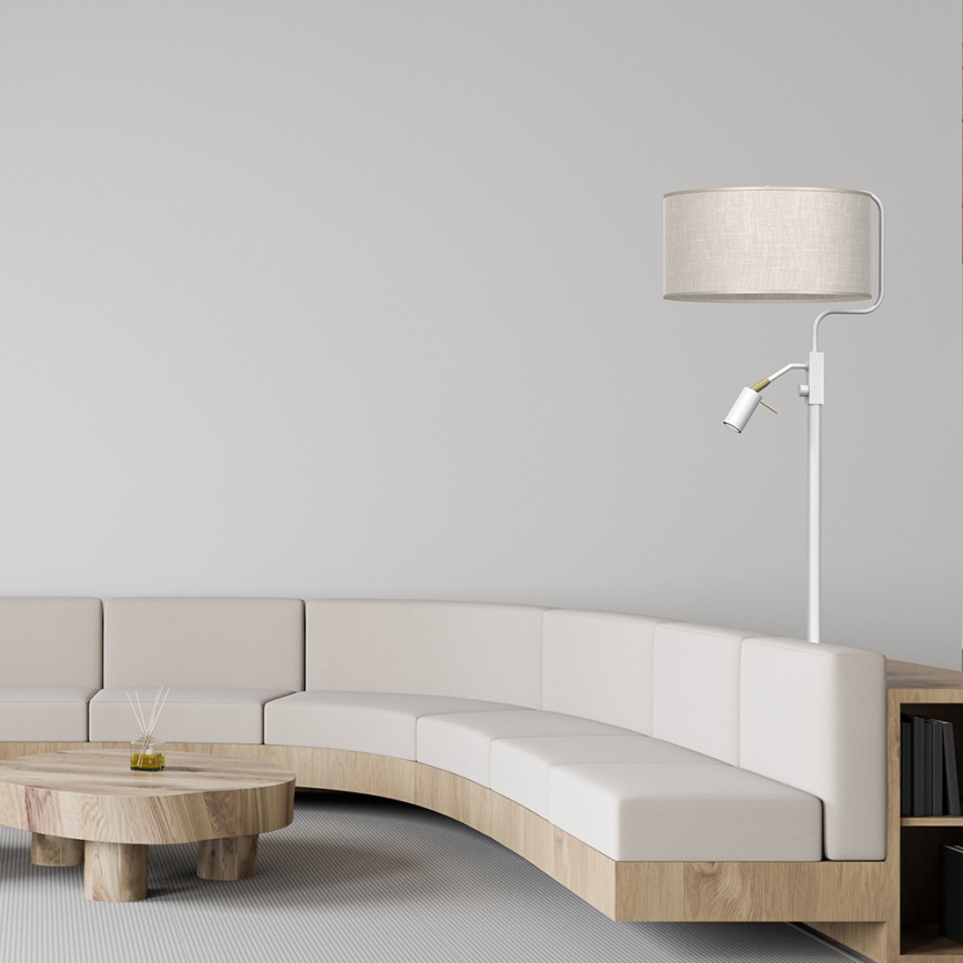 Golvlampa LINO 1xE27/40W/230V + 1xGU10-MR11/7W