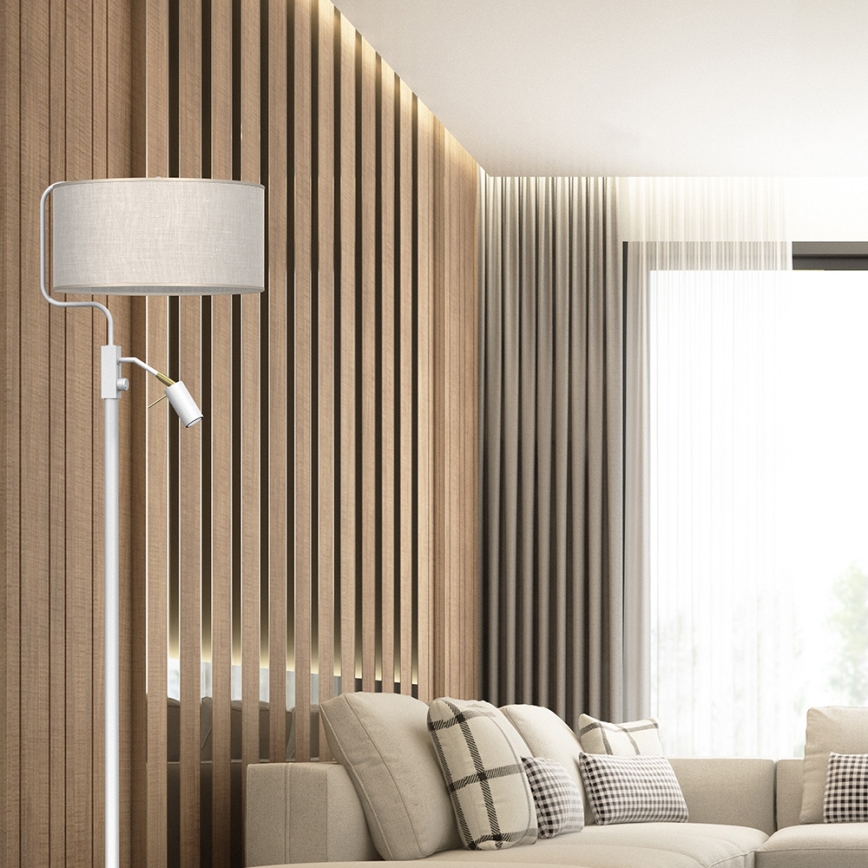 Golvlampa LINO 1xE27/40W/230V + 1xGU10-MR11/7W