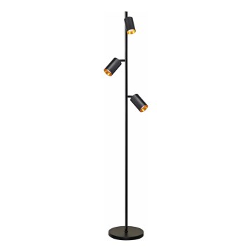 Golvlampa MARIBEL 3xGU10/12W/230V svart