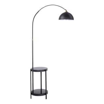 Golvlampa med bord 1xE27/60W/230V svart