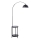 Golvlampa med bord 1xE27/60W/230V svart