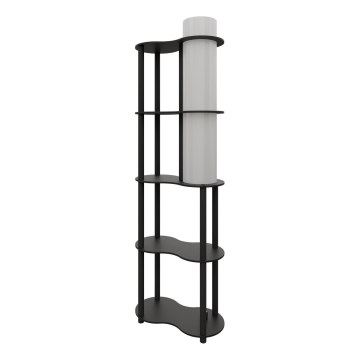 Golvlampa med hyllor NOTO 1xE27/40W/230V svart