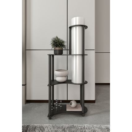 Golvlampa med hyllor NOTO 1xE27/40W/230V svart