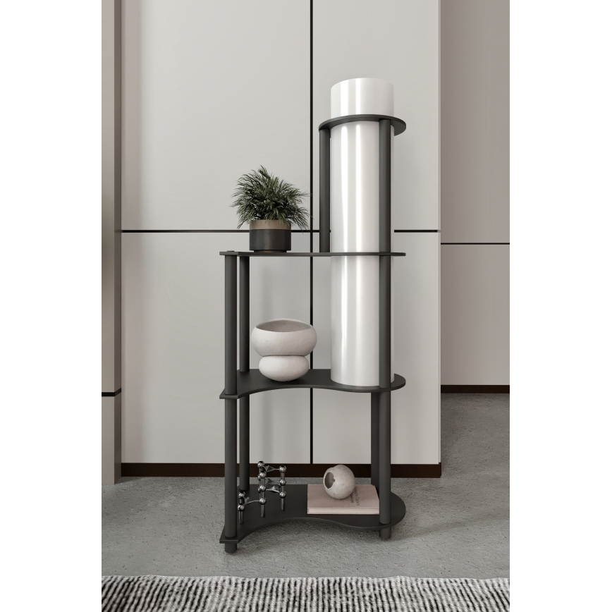 Golvlampa med hyllor NOTO 1xE27/40W/230V svart