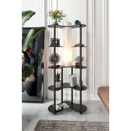 Golvlampa med hyllor NOTO 1xE27/40W/230V svart