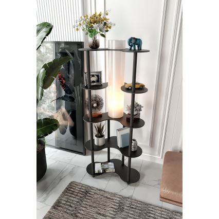 Golvlampa med hyllor NOTO 1xE27/40W/230V svart