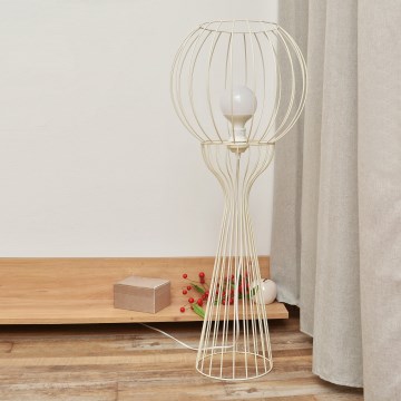 Golvlampa MERCURE 1xE27/15W/230V krämvit