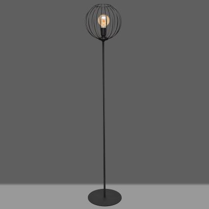 Golvlampa MERCURE 1xE27/15W/230V svart