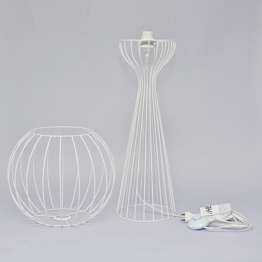 Golvlampa MERCURE 1xE27/15W/230V vit