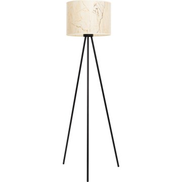 Golvlampa NEVIA 1xE27/15W/230V beige/marmordekor