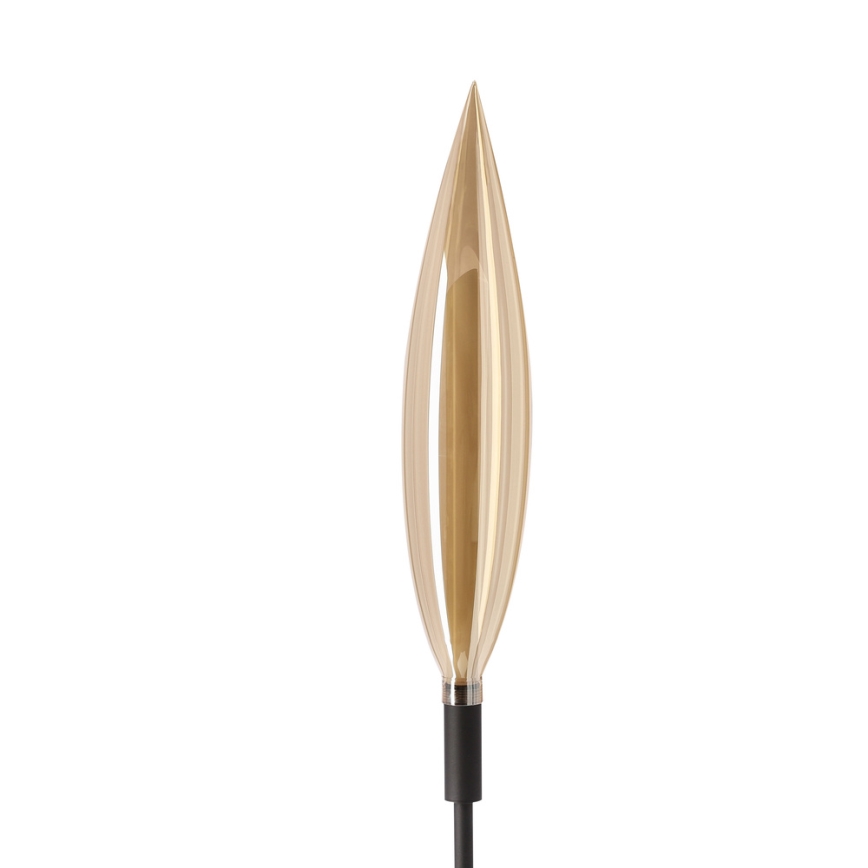 Golvlampa NORDIC 1xG9/5W/230V svart/rökbeige