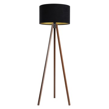 Golvlampa STANDART 1xE27/60W/230V svart/wenge