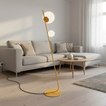 Golvlampa TATU 2xG9/8W/230V orange