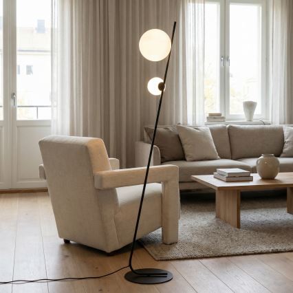 Golvlampa TATU 2xG9/8W/230V svart