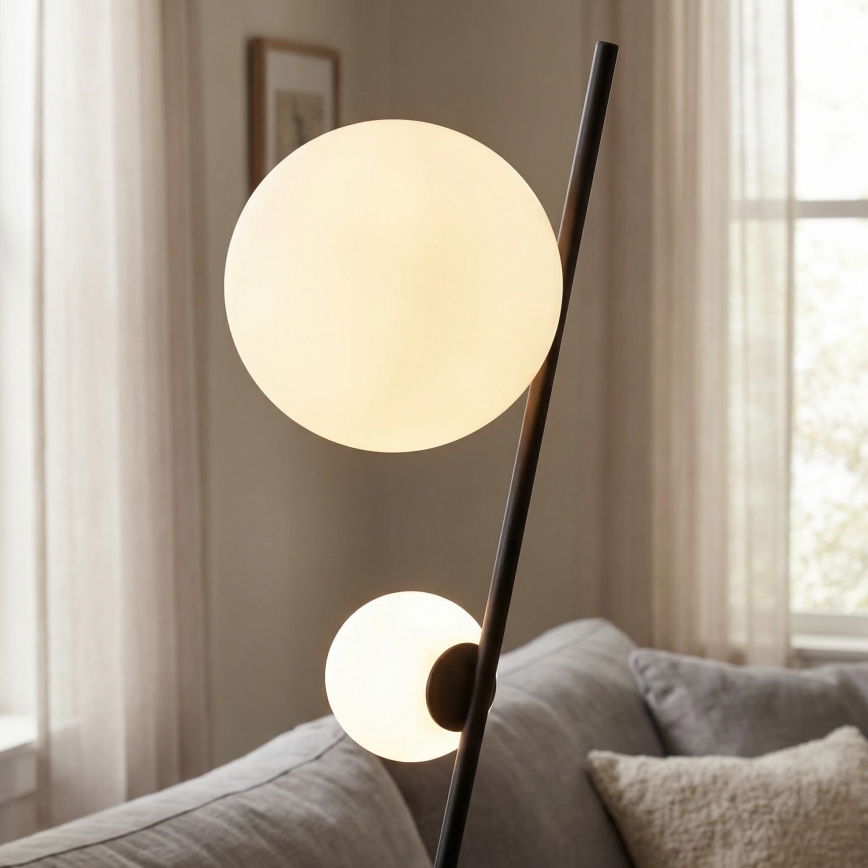 Golvlampa TATU 2xG9/8W/230V svart