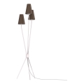 Golvlampa TREFOT 3xE14/15W/230V brun/krämfärgad