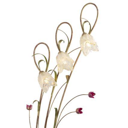 Golvlampa  TULIPANO 3xE14/40W/230V murano glas