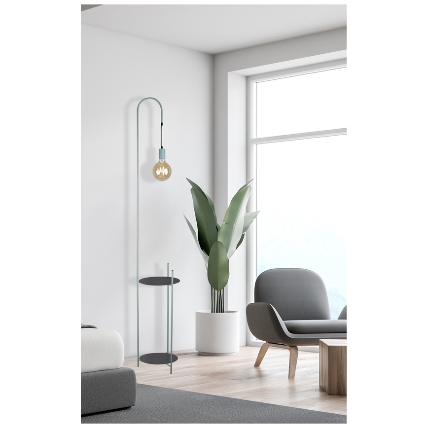 Golvlampa WALK 1xE27/40W/230V turkos