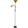 Golvlampa WENDY 1xE27/100W/230V + 1xE14/40W mässing/orange