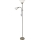 Golvlampa WENDY 1xE27/100W/230V + 1xE14/40W mattkrom
