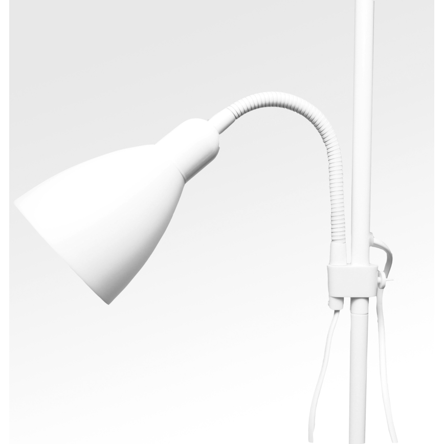Golvlampa WENDY 1xE27/100W/230V + 1xE14/40W vit