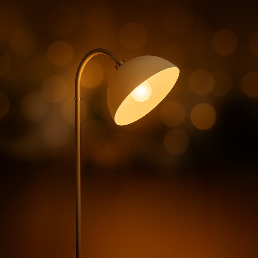 Golvlampa ZACK 1xE27/15W/230V beige