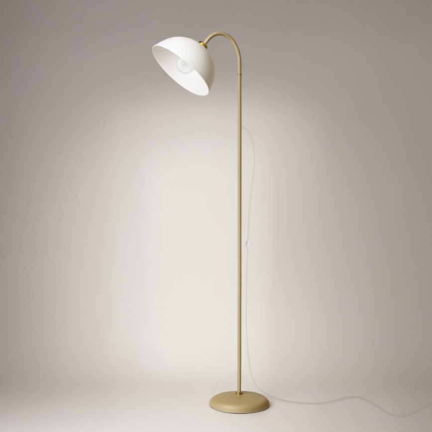 Golvlampa ZACK 1xE27/60W/230V beige