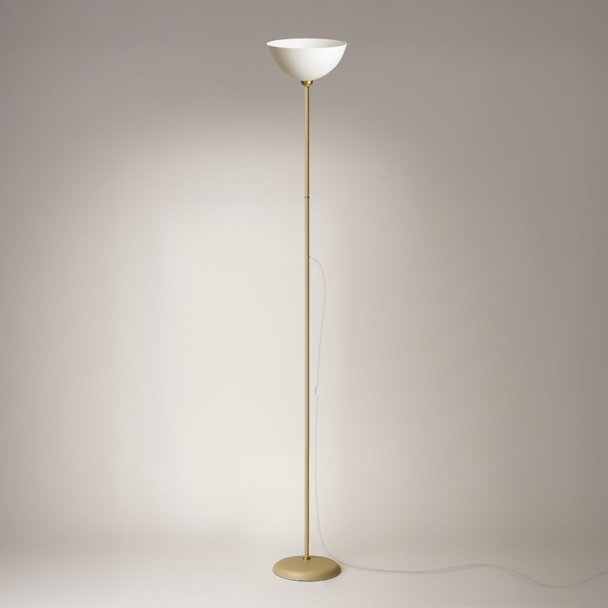 Golvlampa ZACK 1xE27/60W/230V beige
