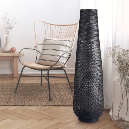 Golvlampa ZANZIBAR 1xE27/20W/230V svart