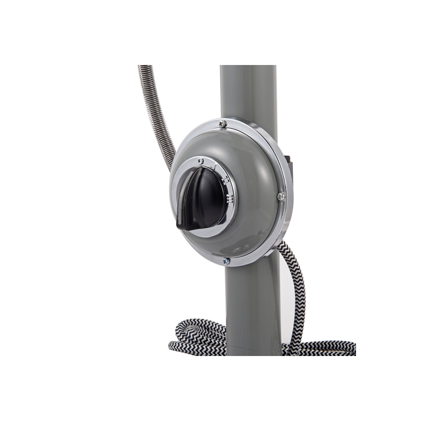 Golvvärmefläkt 35W/230V Ø 34 cm grå