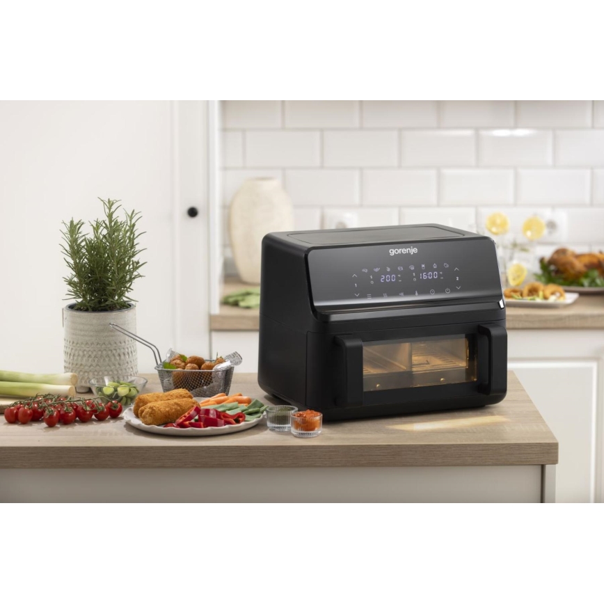GORENJE AF2700BP - Varmluftsfritös 9 l 2700W/230V svart