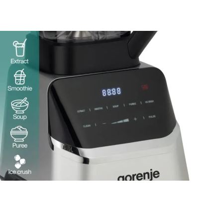 GORENJE BP1500DE - Bordsblender 2 l 1500W/230V rostfritt stål/svart
