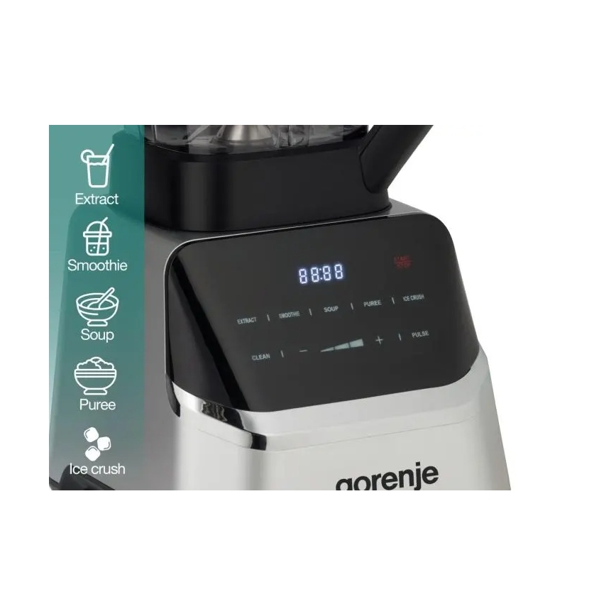 GORENJE BP1500DE - Bordsblender 2 l 1500W/230V rostfritt stål/svart