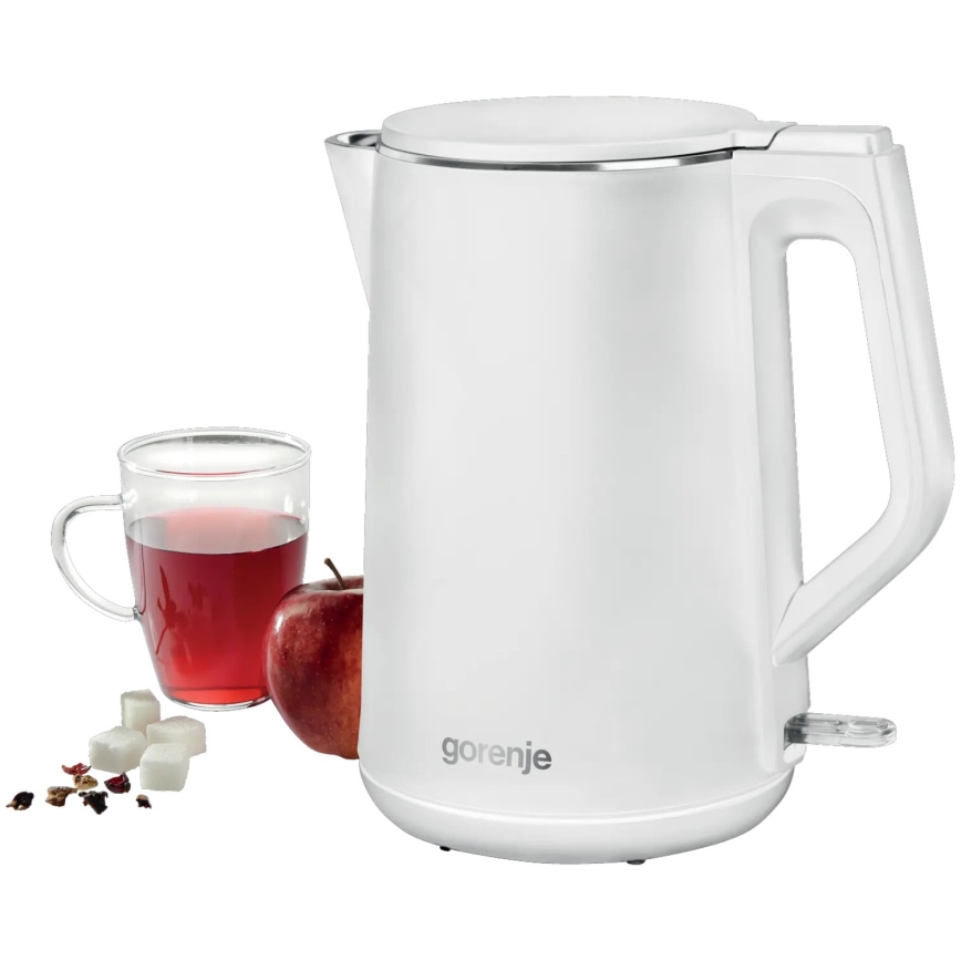 GORENJE K15DWW - Snabb vattenkokare 1,5 l 2200W/230V vit