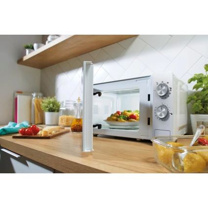 GORENJE MO20E2W - Mikrovågsugn med grill 800 W/230 V 20 l vit