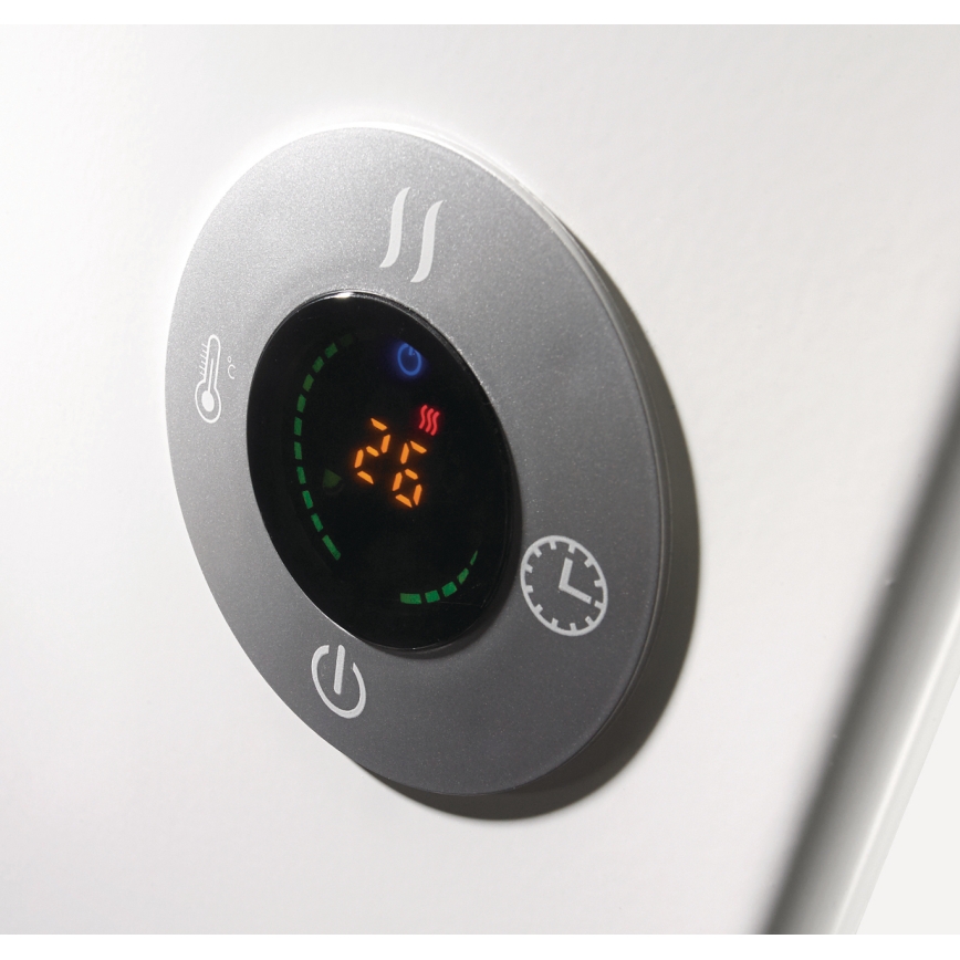 GORENJE OPTIHEAT 2000EWP - Smart elektrisk direktvärmare/konvektor 2000W IP44 Wi-Fi vit