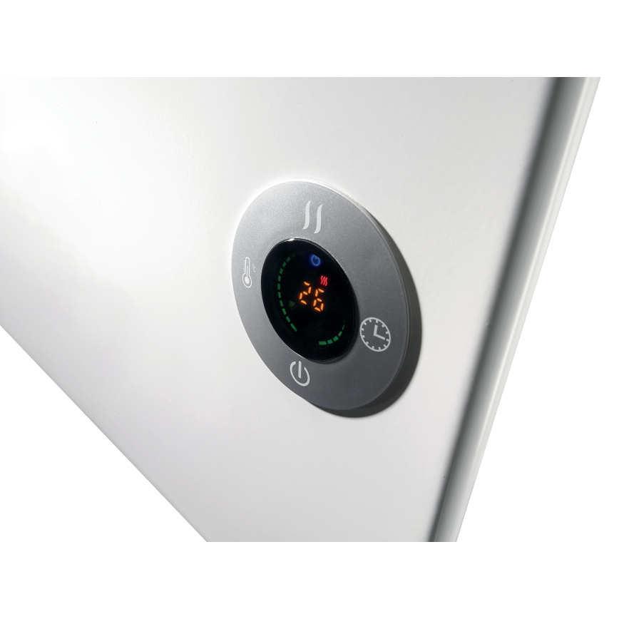 GORENJE OPTIHEAT 2000EWP - Smart elektrisk direktvärmare/konvektor 2000W IP44 Wi-Fi vit