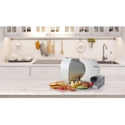 GORENJE R708A - Elektrisk skivmaskin 100 W/230 V rostfritt stål