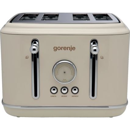 GORENJE T2300CLIN - Brödrost med fyra skåror 1150W/230V beige